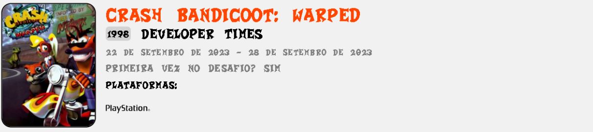 Exemplo da Lista de Desafios